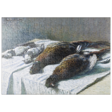 puzzleplate Claude Monet's Still Life with Pheasants and Plovers (1879) 200 Puzzle