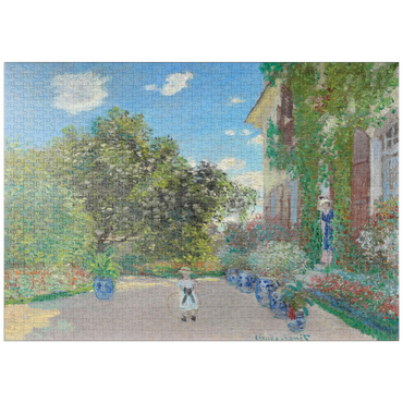 puzzleplate The Artist's House at Argenteuil (1873) by Claude Monet 1000 Puzzle