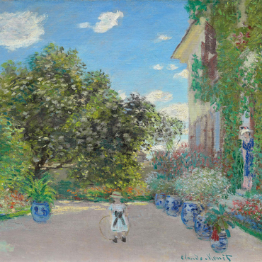 The Artist's House at Argenteuil (1873) by Claude Monet 1000 Puzzle 3D Modell