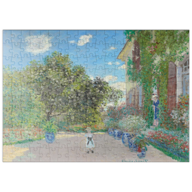 Darstellung des Puzzle-Motivs The Artist's House at Argenteuil (1873) by Claude Monet – Puzzleteile: 200