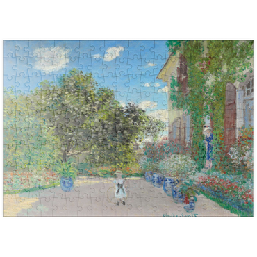 puzzleplate The Artist's House at Argenteuil (1873) by Claude Monet 200 Puzzle