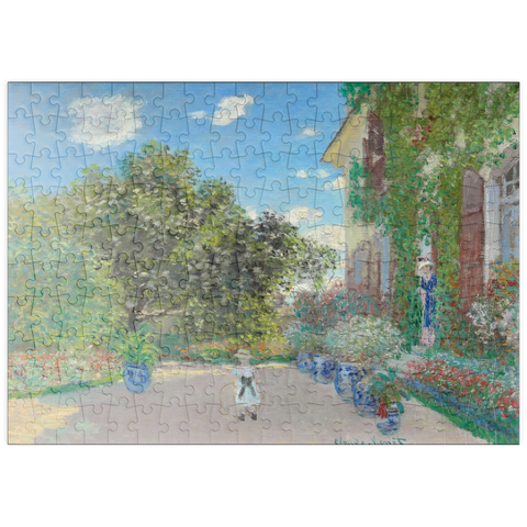 puzzleplate The Artist's House at Argenteuil (1873) by Claude Monet 200 Puzzle