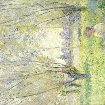 Woman Seated under the Willows (1880) by Claude Monet 1000 Puzzle 3D Modell