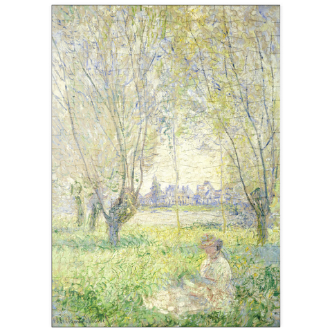 puzzleplate Woman Seated under the Willows (1880) by Claude Monet 200 Puzzle
