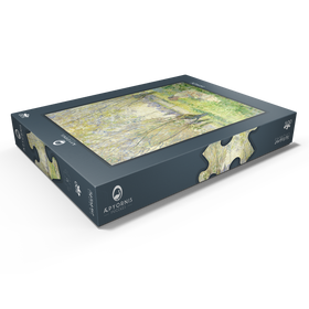 Darstellung des Puzzle Motivs Woman Seated under the Willows (1880) by Claude Monet - Puzzleteile: 500