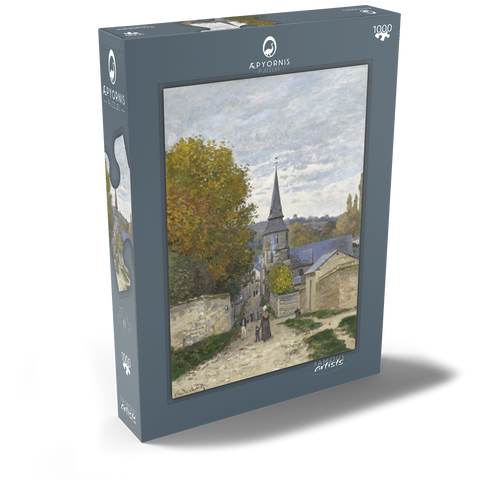 Claude Monet's Street in Sainte-Adresse (1867) 1000 Puzzle Schachtel Ansicht2
