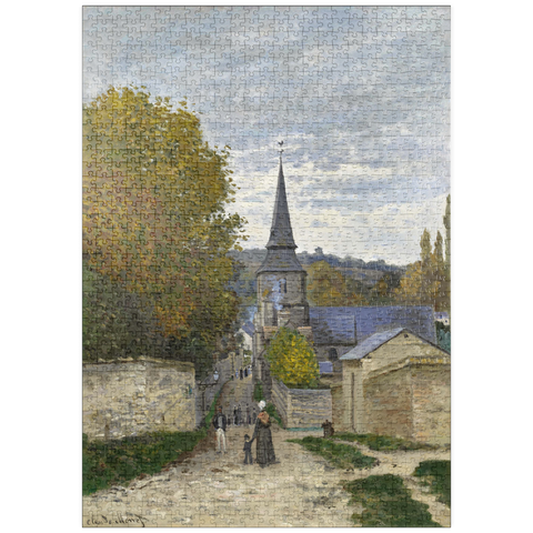 puzzleplate Claude Monet's Street in Sainte-Adresse (1867) 1000 Puzzle