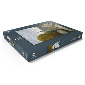 Darstellung des Puzzle Motivs Claude Monet's Street in Sainte-Adresse (1867) - Puzzleteile: 100