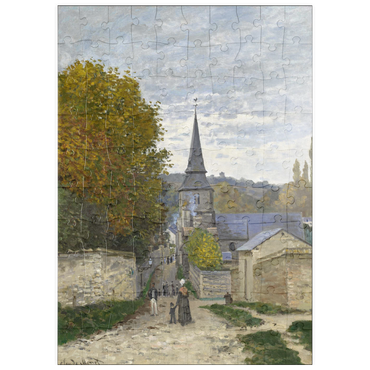 puzzleplate Claude Monet's Street in Sainte-Adresse (1867) 100 Puzzle