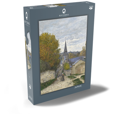 Claude Monet's Street in Sainte-Adresse (1867) 500 Puzzle Schachtel Ansicht2