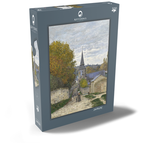 Claude Monet's Street in Sainte-Adresse (1867) 500 Puzzle Schachtel Ansicht2