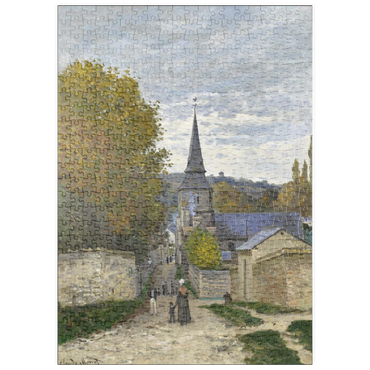 puzzleplate Claude Monet's Street in Sainte-Adresse (1867) 500 Puzzle