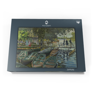 Claude Monet's Bathers at La Grenouillère (1896) 1000 Puzzle Schachtel Ansicht3