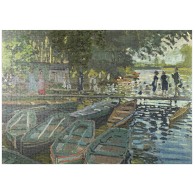 Darstellung des Puzzle-Motivs Claude Monet's Bathers at La Grenouillère (1896) – Puzzleteile: 1000