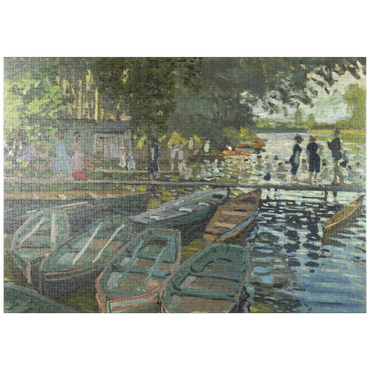 puzzleplate Claude Monet's Bathers at La Grenouillère (1896) 1000 Puzzle