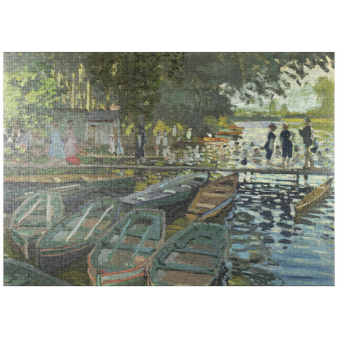 puzzleplate Claude Monet's Bathers at La Grenouillère (1896) 1000 Puzzle