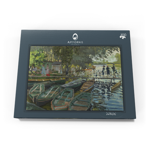 Claude Monet's Bathers at La Grenouillère (1896) 100 Puzzle Schachtel Ansicht3