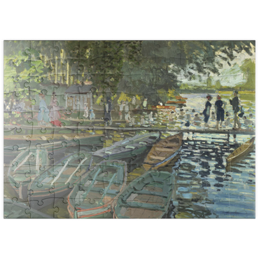 puzzleplate Claude Monet's Bathers at La Grenouillère (1896) 100 Puzzle