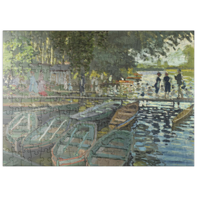 Darstellung des Puzzle-Motivs Claude Monet's Bathers at La Grenouillère (1896) – Puzzleteile: 200