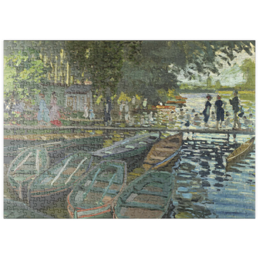 puzzleplate Claude Monet's Bathers at La Grenouillère (1896) 500 Puzzle
