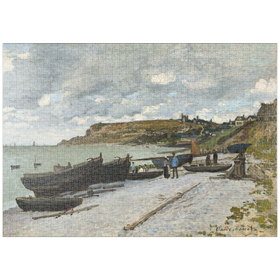 Darstellung des Puzzle-Motivs Sainte-Adresse (1867) by Claude Monet – Puzzleteile: 1000