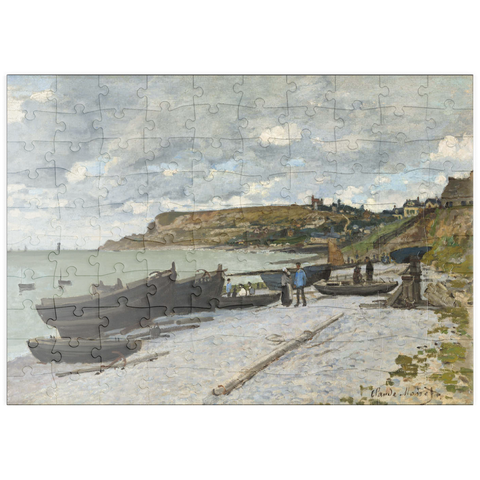 puzzleplate Sainte-Adresse (1867) by Claude Monet 100 Puzzle