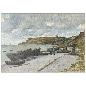 Darstellung des Puzzle Motivs Sainte-Adresse (1867) by Claude Monet - Puzzleteile: 500