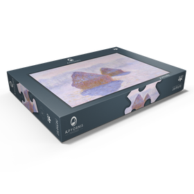 Darstellung des Puzzle Motivs Haystacks (Effect of Snow and Sun) (1891) by Claude Monet - Puzzleteile: 500