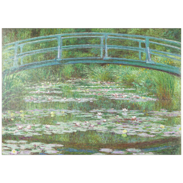 puzzleplate The Japanese Footbridge (1899) by Claude Monet 1000 Puzzle