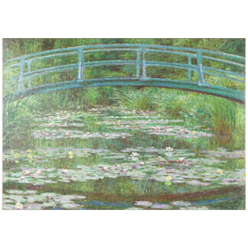 Darstellung des Puzzle Motivs The Japanese Footbridge (1899) by Claude Monet - Puzzleteile: 1000