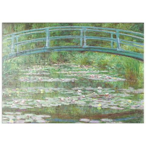 puzzleplate The Japanese Footbridge (1899) by Claude Monet 100 Puzzle