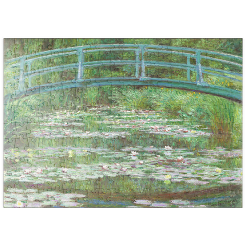 puzzleplate The Japanese Footbridge (1899) by Claude Monet 200 Puzzle