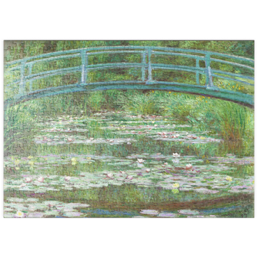 puzzleplate The Japanese Footbridge (1899) by Claude Monet 500 Puzzle