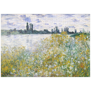 puzzleplate Île aux Fleurs near Vétheuil (1880) by Claude Monet 1000 Puzzle