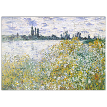 puzzleplate Île aux Fleurs near Vétheuil (1880) by Claude Monet 100 Puzzle