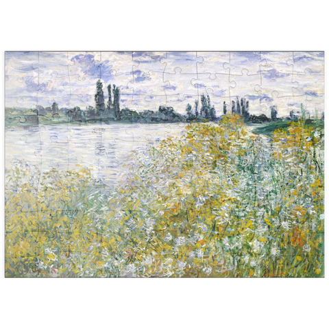 puzzleplate Île aux Fleurs near Vétheuil (1880) by Claude Monet 100 Puzzle