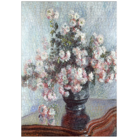 Darstellung des Puzzle-Motivs Chrysanthemums (1882) by Claude Monet – Puzzleteile: 1000