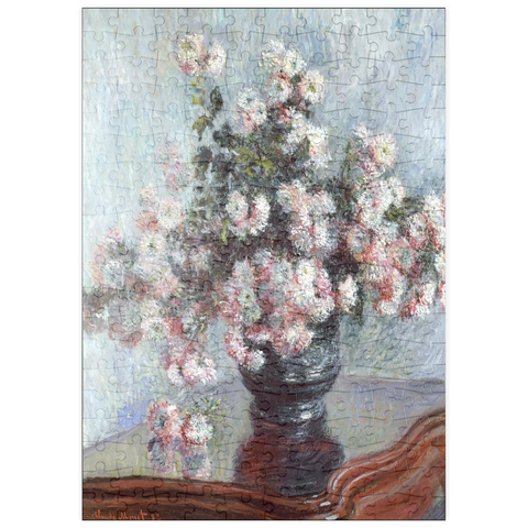 puzzleplate Chrysanthemums (1882) by Claude Monet 200 Puzzle