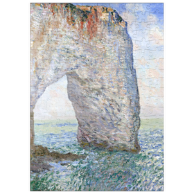 Darstellung des Puzzle-Motivs The Manneporte near Étretat (1886) by Claude Monet – Puzzleteile: 200
