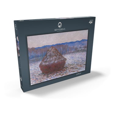 Haystacks (18901891) by Claude Monet 100 Puzzle Schachtel Ansicht2