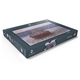 Darstellung des Puzzle Motivs Haystacks (1890-1891) by Claude Monet - Puzzleteile: 200