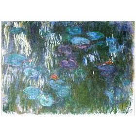 Darstellung des Puzzle-Motivs Water Lilies (1916-1919) by Claude Monet – Puzzleteile: 1000