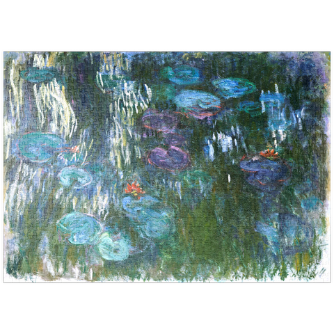 puzzleplate Water Lilies (1916–1919) by Claude Monet 1000 Puzzle