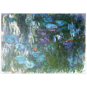 Darstellung des Puzzle-Motivs Water Lilies (1916-1919) by Claude Monet – Puzzleteile: 200