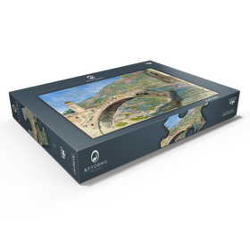 Darstellung des Puzzle Motivs Claude Monet's Bridge at Dolceacqua (1884) - Puzzleteile: 1000