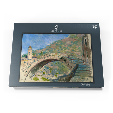 Claude Monet's Bridge at Dolceacqua (1884) 1000 Puzzle Schachtel Ansicht3