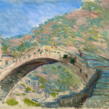 Claude Monet's Bridge at Dolceacqua (1884) 1000 Puzzle 3D Modell