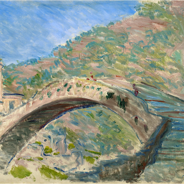 Claude Monet's Bridge at Dolceacqua (1884) 500 Puzzle 3D Modell