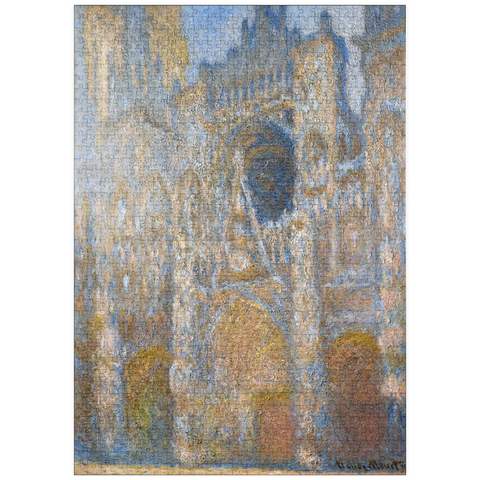 puzzleplate Claude Monet's Rouen Cathedral, the Façade in Sunlight (ca. 1892–1894) 1000 Puzzle