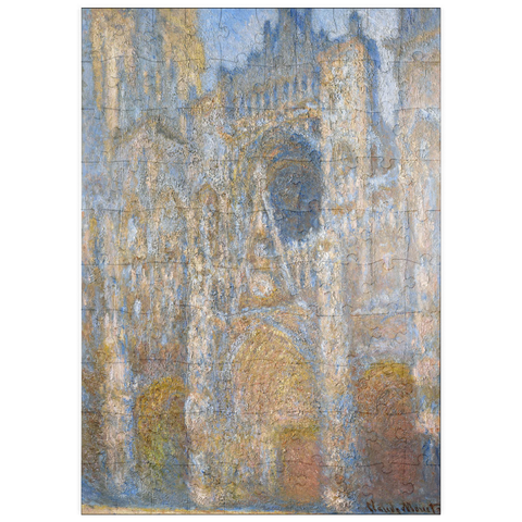 puzzleplate Claude Monet's Rouen Cathedral, the Façade in Sunlight (ca. 1892–1894) 100 Puzzle